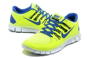 Women Nike Free 5.0 V2 Shoes Yellow - Click Image to Close